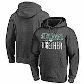 Men's New York Jets Heather Charcoal Stronger Together Pullover Hoodie,baseball caps,new era cap wholesale,wholesale hats